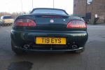 MG-MGF rear view for sale Conwy Motorcycles 25 Conway Road Llandudno Junction Conwy LL31 9LU 077952 97349 / 01492 685502